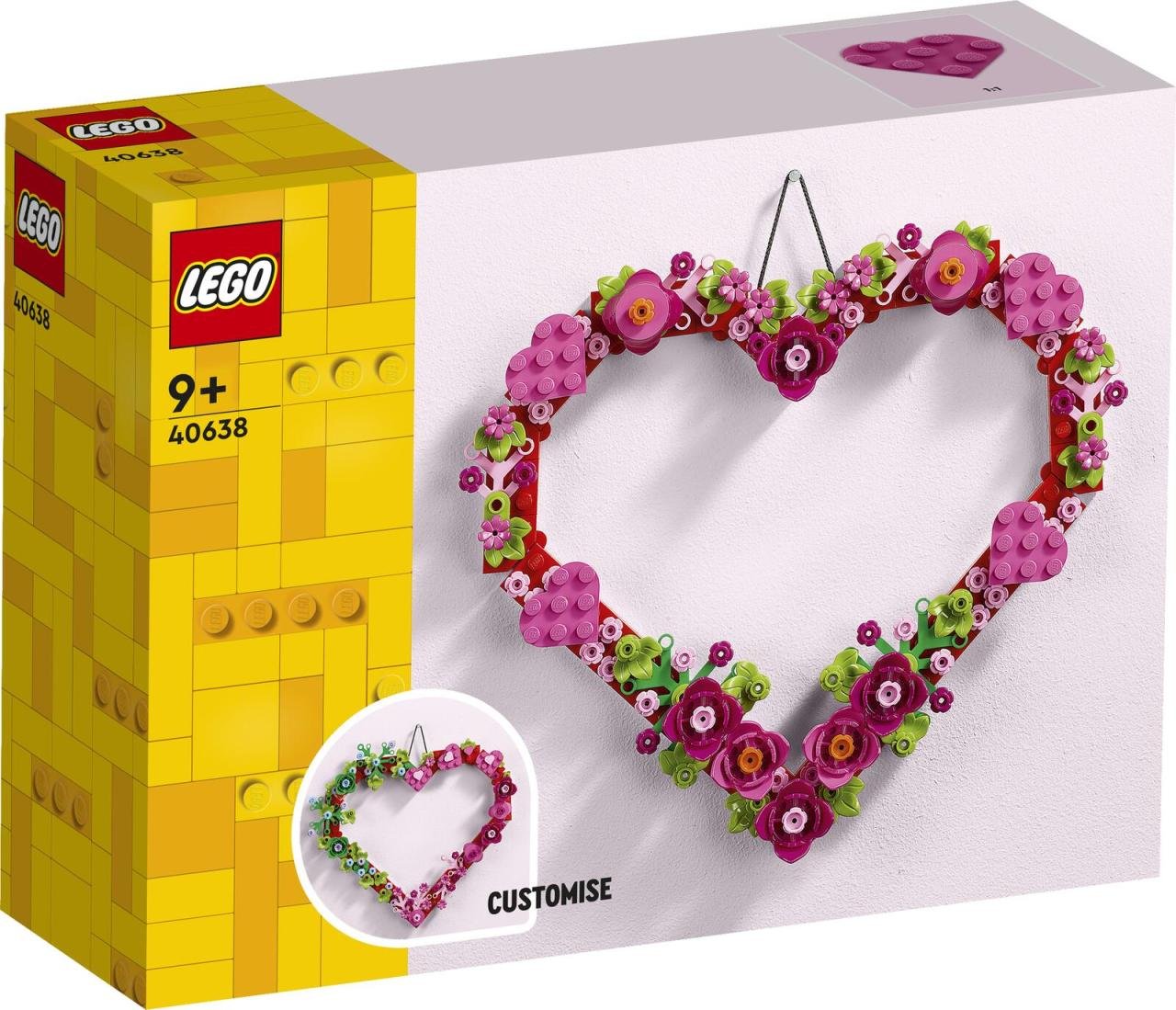 LEGO® Saisonal Herz-Deko 40638Themenwelt: Saisonal, Altersem