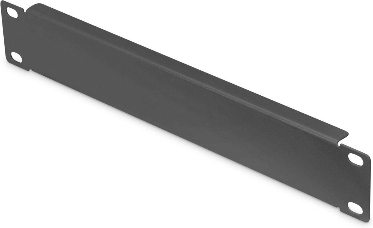 Digitus Blindabdeckplatte 10"-Schränke 1HE RAL9005 schwarz (DN-10-BPN-01-B)