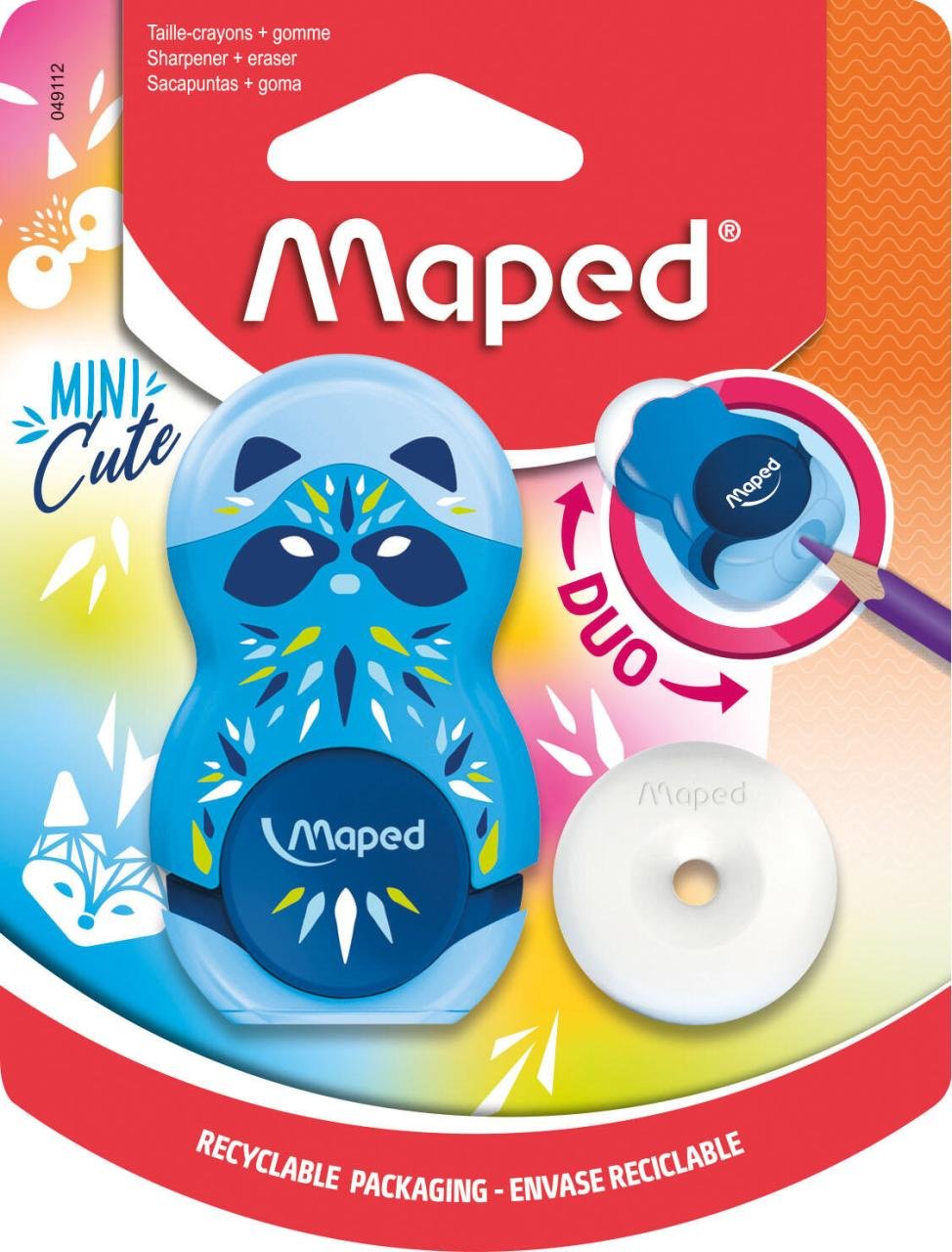 Thumbnail - maped Radiergummi blau, pink, grün