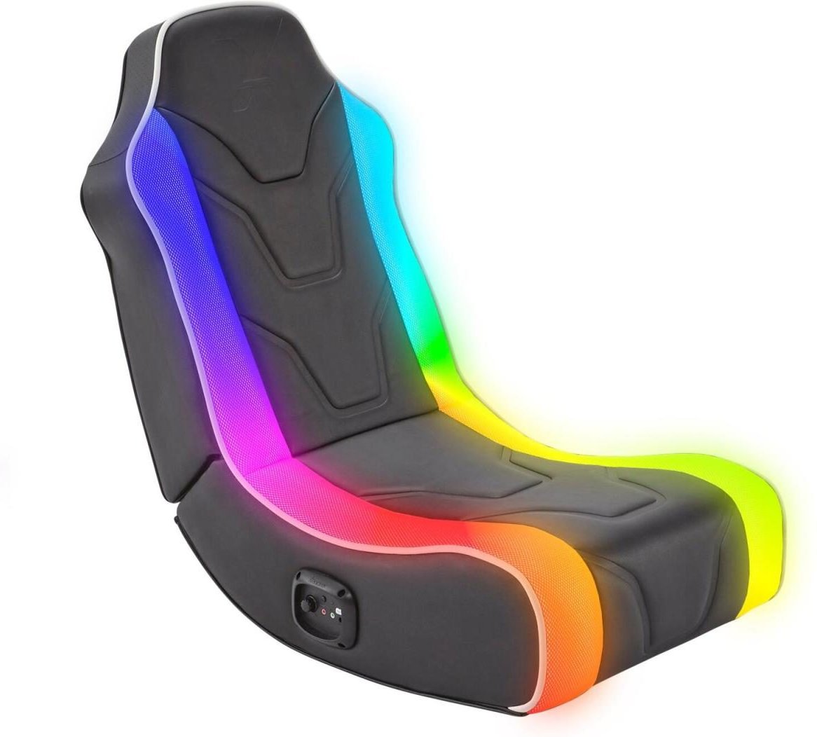 0 X Rocker Chimera RGB 2.0 Floor Rocker Gaming-Bodensessel für Kinder & Jugendliche mit Audiosystem & RGB-Beleuchtung - ...