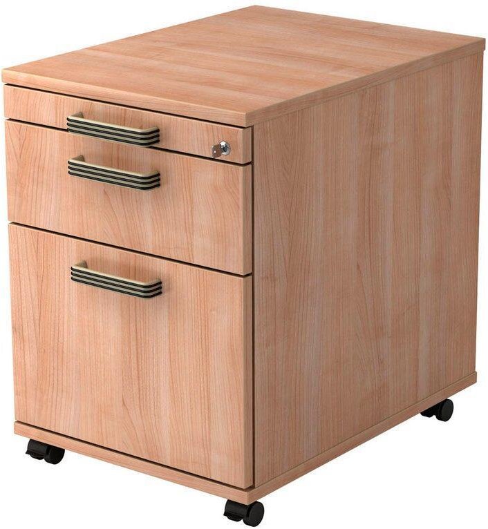 HAMMERBACHER Rollcontainer VAC20/N/N/SG nussbaum