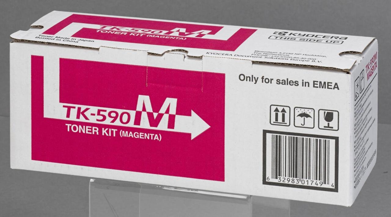 FS-C2026MFP(+), C2126MFP(+), C2526MFP, C2626MFP Kyocera Original TK-590M Toner - magenta (1T02KVBNL0)