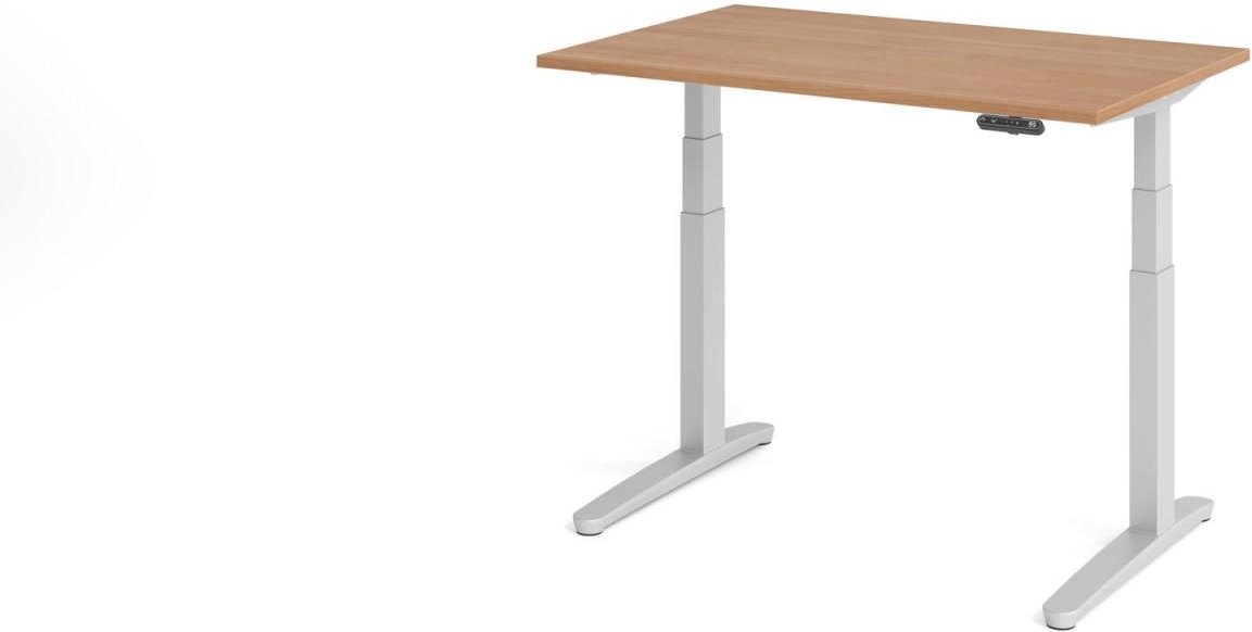 Thumbnail - HAMMERBACHER elektrisch höhenverstellbarer Schreibtisch VXBHM12/N/SS nussbaum