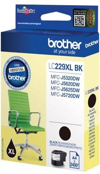 Brother Original LC-229XLBK Druckerpatrone schwarz 2.400 Seiten (LC229XLBK)