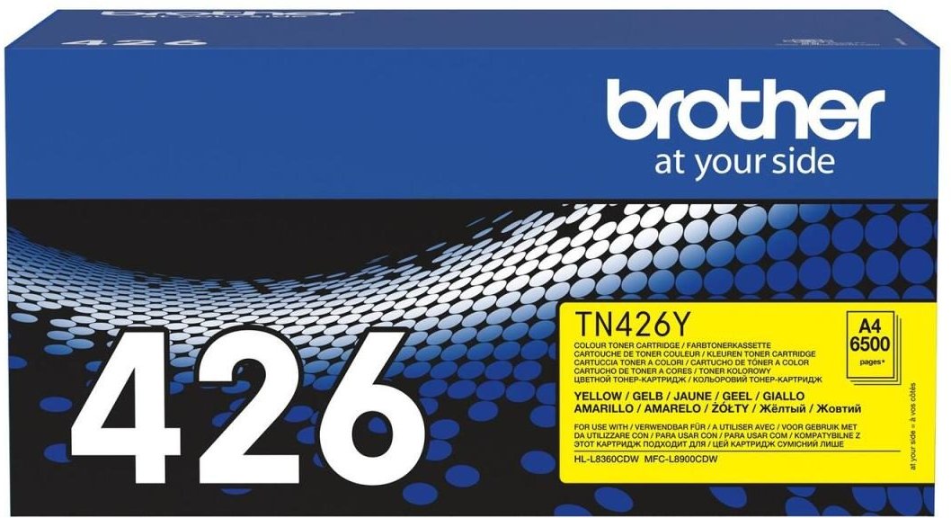 Brother Original TN426Y Toner gelb 6.500 Seiten (für HL-L8360CDW)(TN426Y)