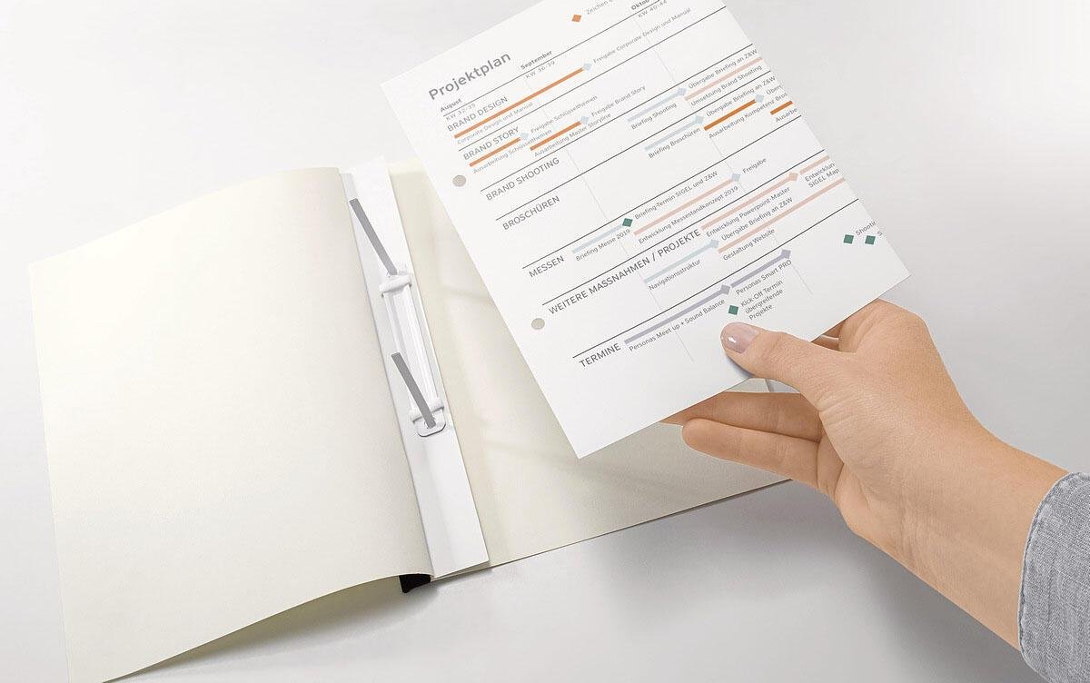 Thumbnail - SIGEL Schnellhefter A5 Karton chamois