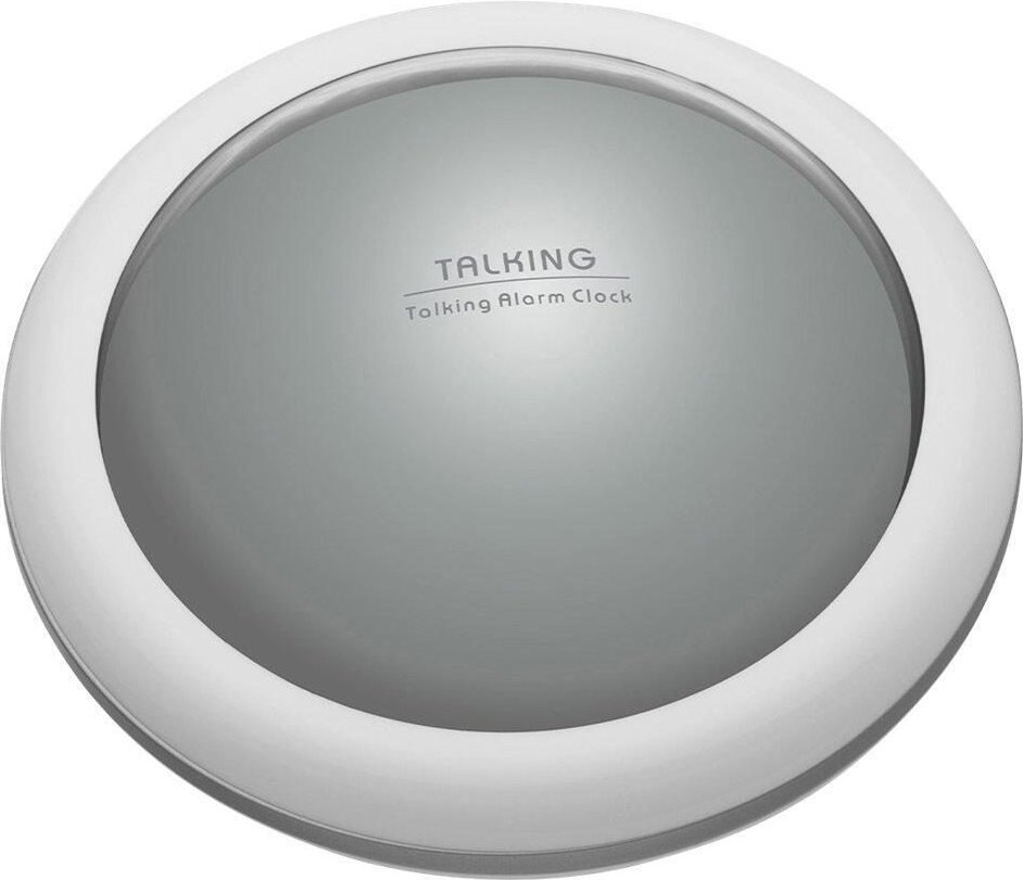 TFA® sprechender Wecker 60.2008.54 silber