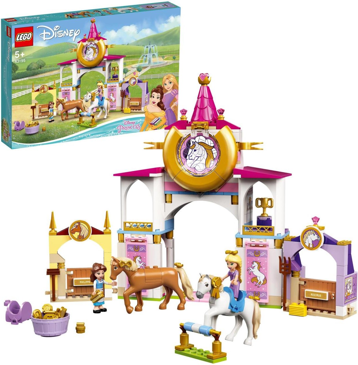 LEGO® Disney Belles und Rapunzels königliche Ställe 43195