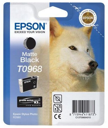 Epson Original T0968 Druckerpatrone UltraChrome K3 - mattschwarz (C13T09684010)