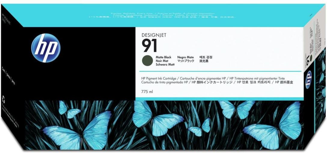 Thumbnail - HP Original 91 Druckerpatrone schwarz matt 775ml (C9464A)