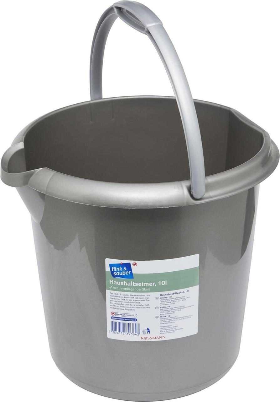 Thumbnail - flink & sauber Putzeimer 10,0 l grau