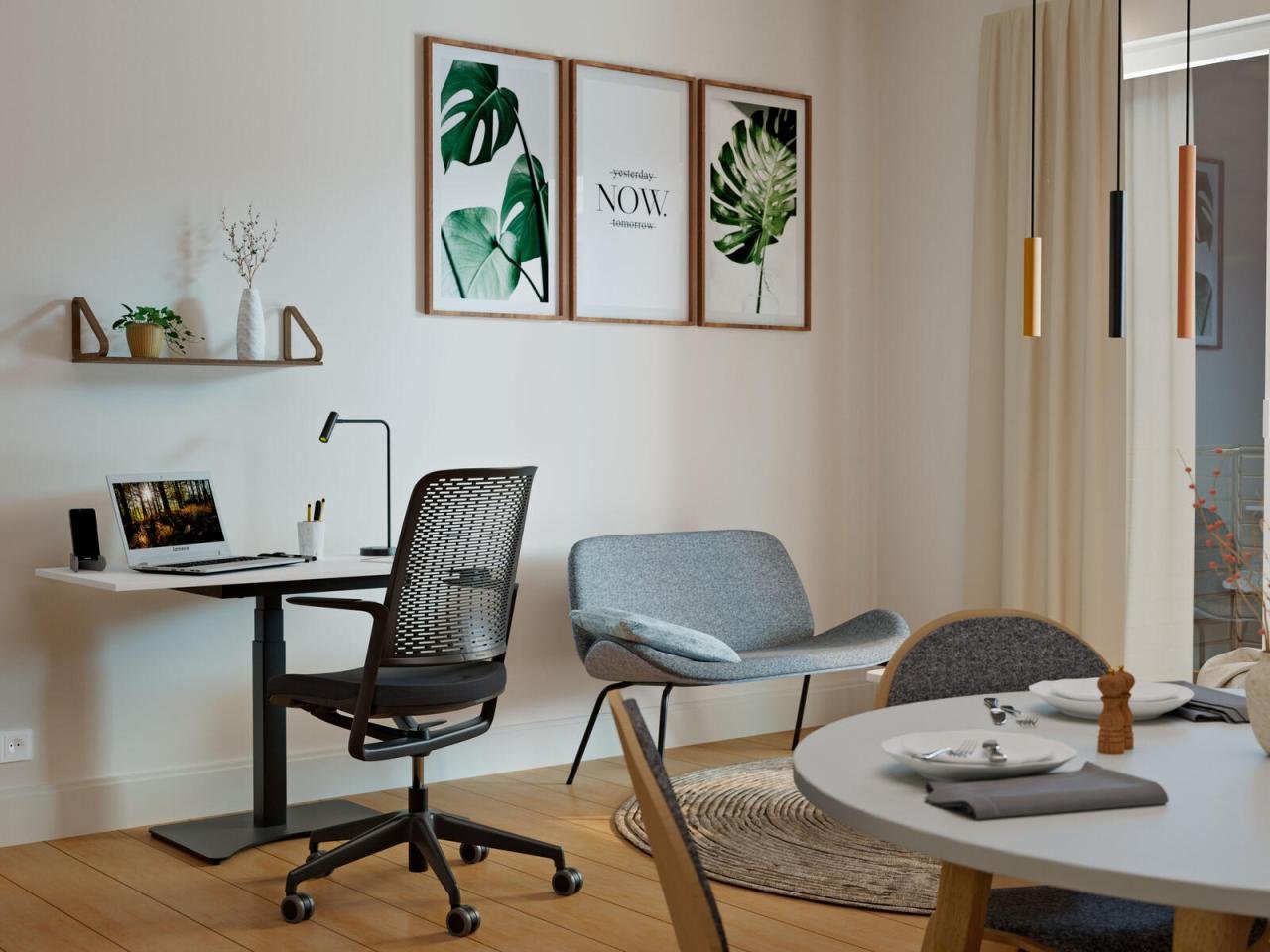 Nowy Styl Bürostuhl WITHME blau/schwarz