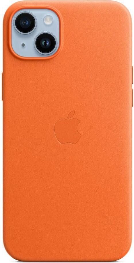 0 Apple Leder Case mit MagSafe für Apple iPhone 14 Plus, Orange