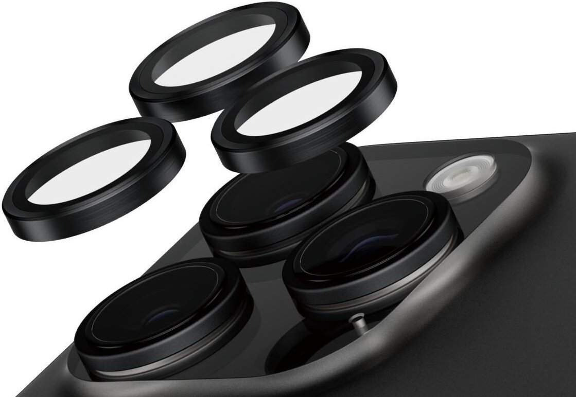 SAFE. by PanzerGlass® Camera Kameraschutz Schwarz für iPhone 16 Pro & 16 Pro Max