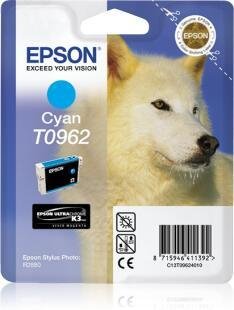 Epson Original T0962 Druckerpatrone UltraChrome K3 - cyan (C13T09624010)