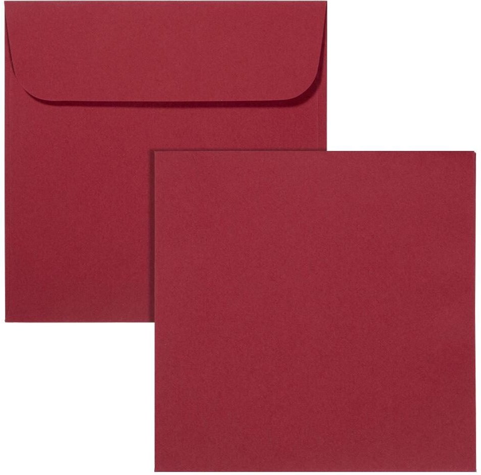 artoz Briefumschläge quadratisch ohne Fenster nassklebend