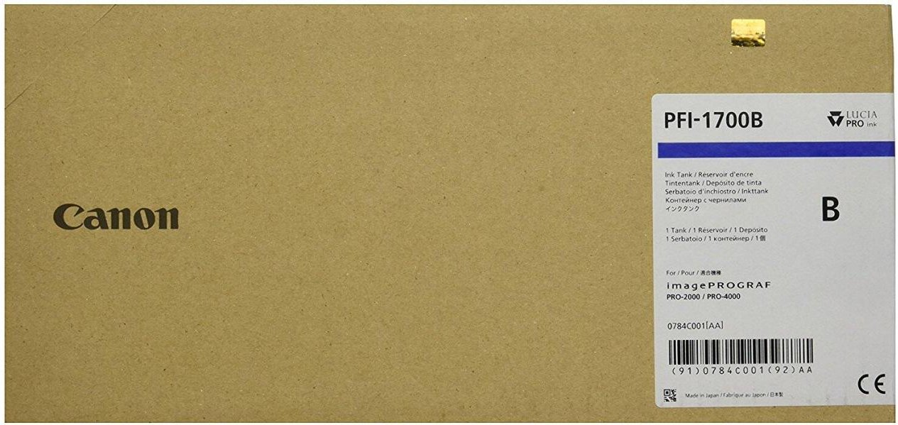 Canon Original PFI-1700B Druckerpatrone - blau 700ml