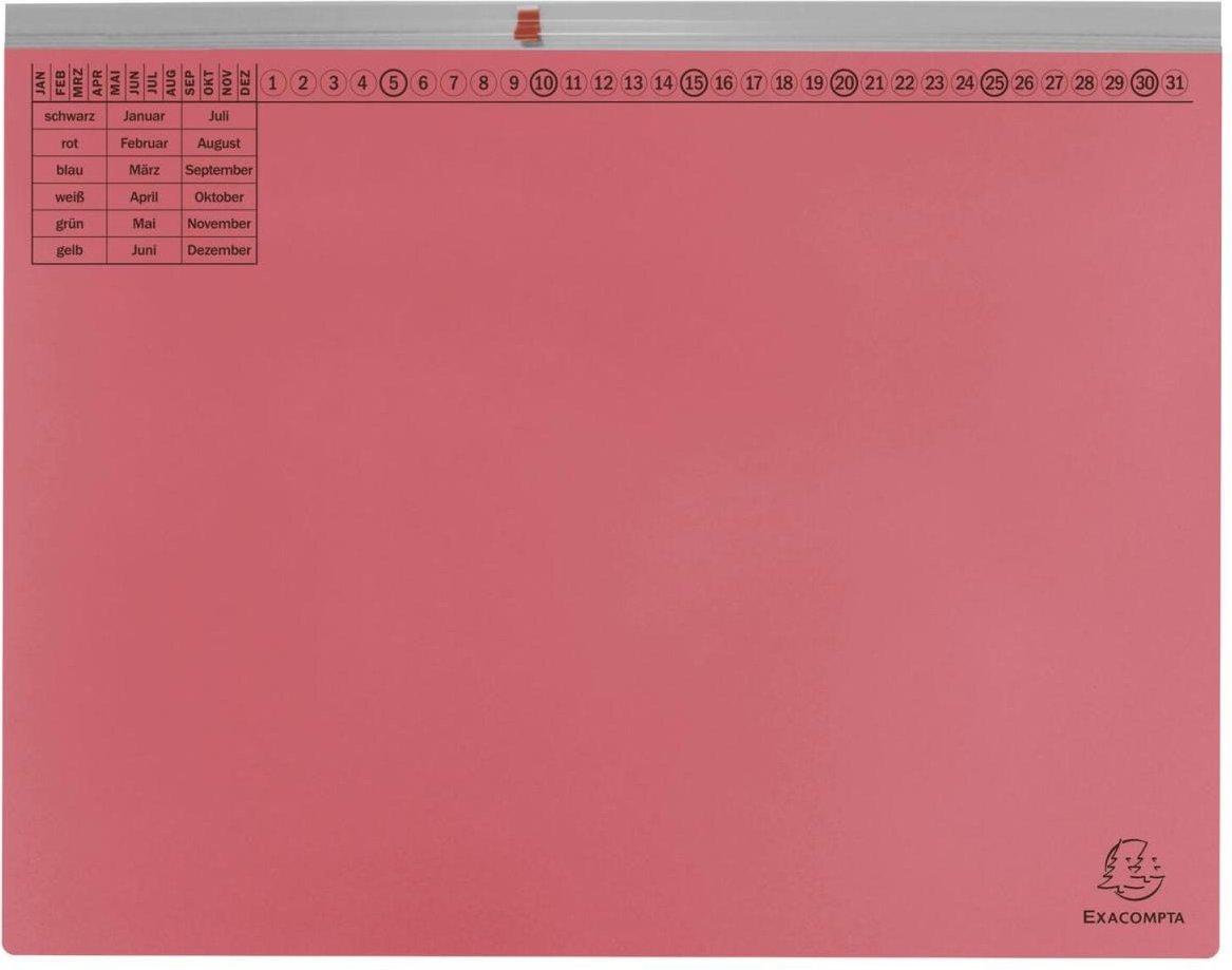 Exacompta Exaflex Premium Hängehefter Amtsheftung DIN A4 rot