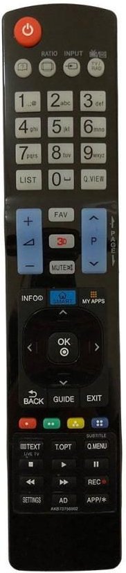 codalux Fernbedienung für LG AKB73756502, AKB73615362 AKB73615397