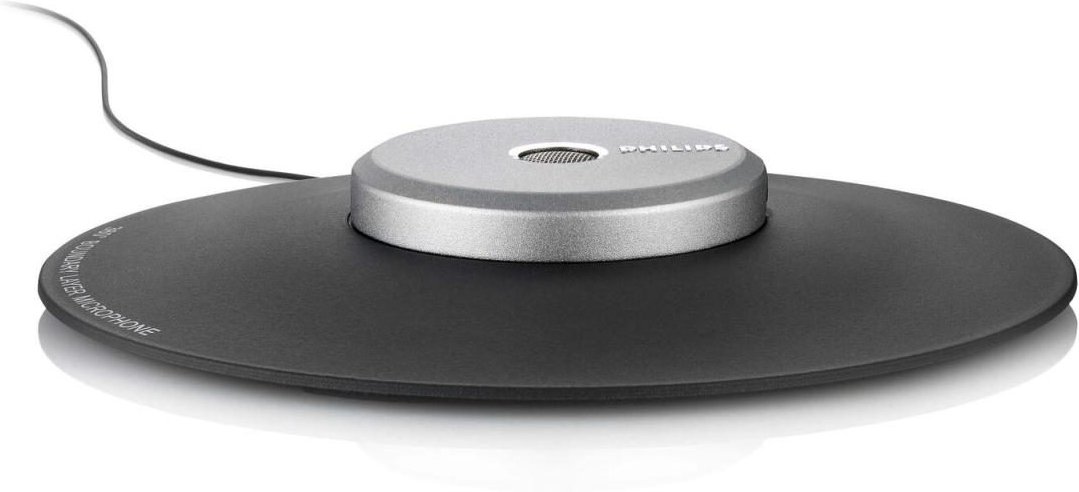 Philips Konferenzmikrofon LFH9172 schwarz,silber