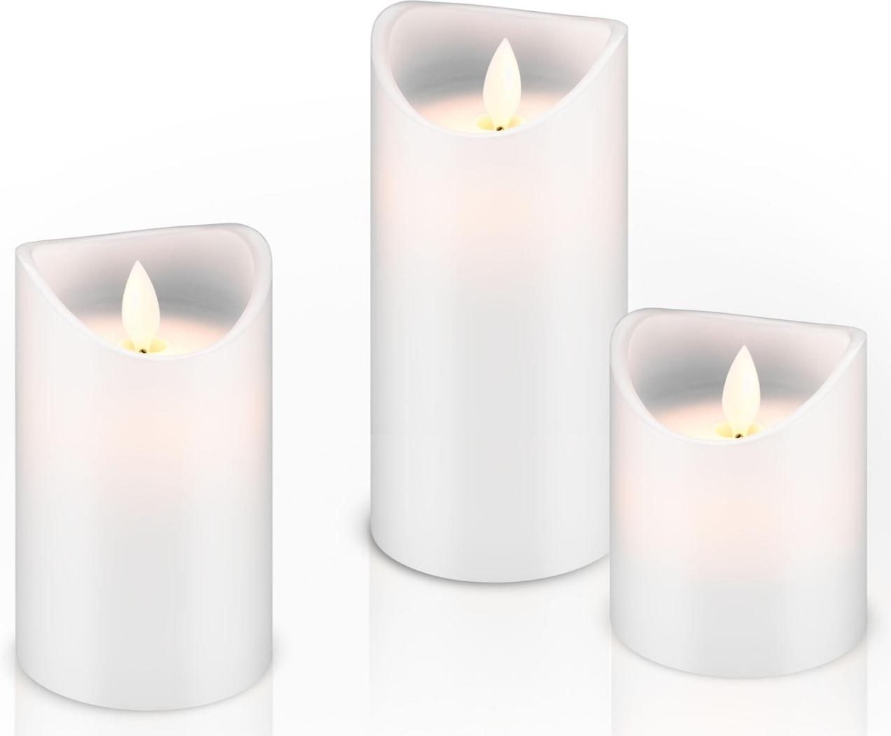 goobay LED-Kerzen weiß