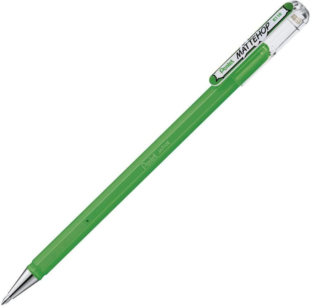 Pentel Mattehop Gelschreiber 0.5 mm, Schreibfarbe: Grün