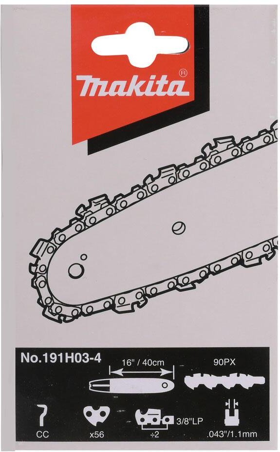 makita 191H03-4 Sägekette 16" / 40,0 cm, 3/8", 1,1 mm