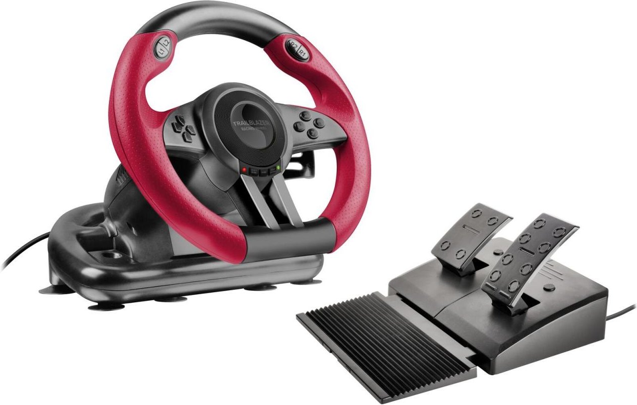 Thumbnail - Speedlink TRAILBLAZER Racing Wheel, Lenkrad- und Pedale-Set, schwarz