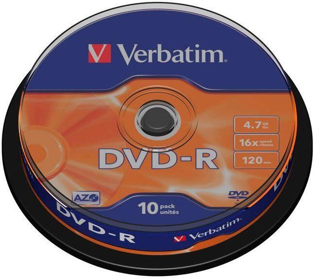 Verbatim DVD-R 4,7GB 16x 10er Spindel