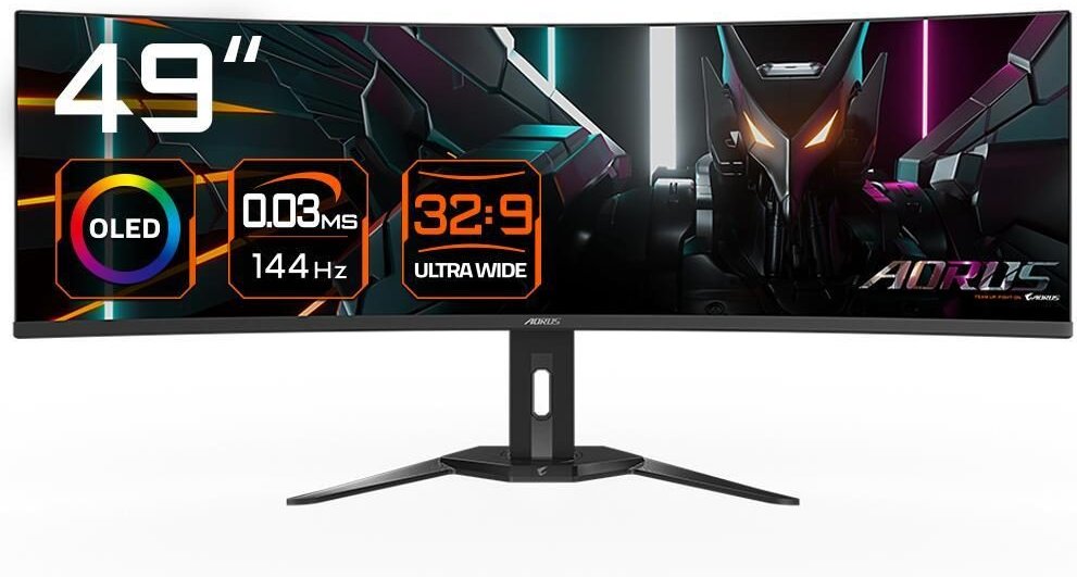 GIGABYTE AORUS CO49DQ OLED Curved Gaming Monitor