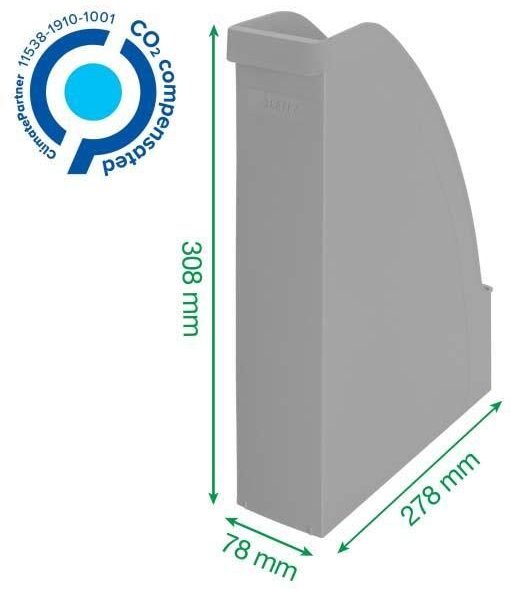 Thumbnail - LEITZ Stehsammler recycelter Kunststoff rot , DIN A4