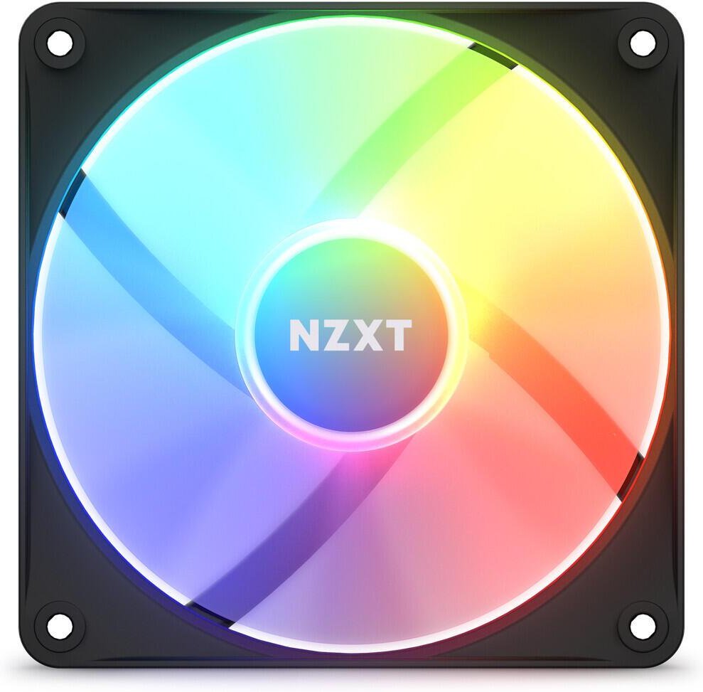 Thumbnail - NZXT F120 RGB Core - Gehäuselüfter, Schwarz (120mm, 8x LED)