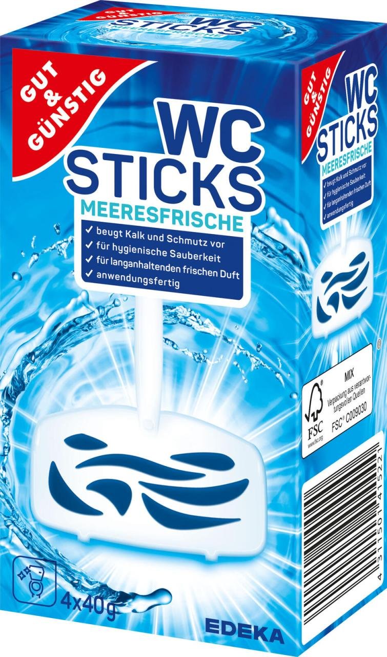 Thumbnail - GUT&GÜNSTIG WC-Duftspüler Meeresfrische 4 St.