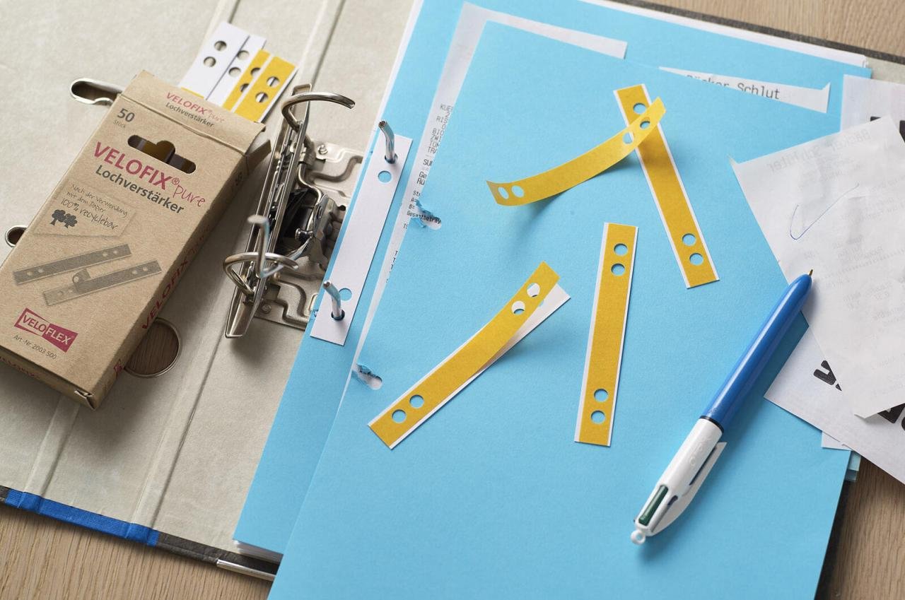 Thumbnail - VELOFLEX Lochverstärker weiß