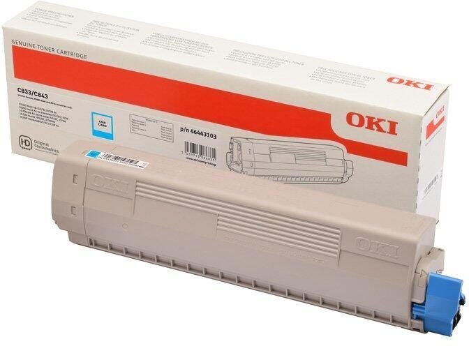 OKI Original Toner cyan 10.000 Seiten (46443103)