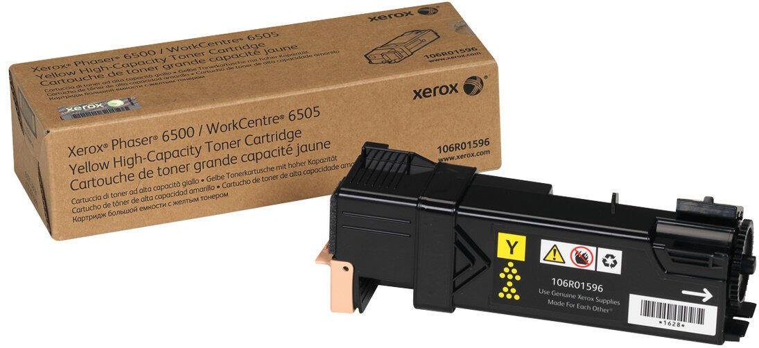 Xerox Original Toner gelb 2.500 Seiten für Phaser 6500 und WorkCentre 6505 (106R01596)