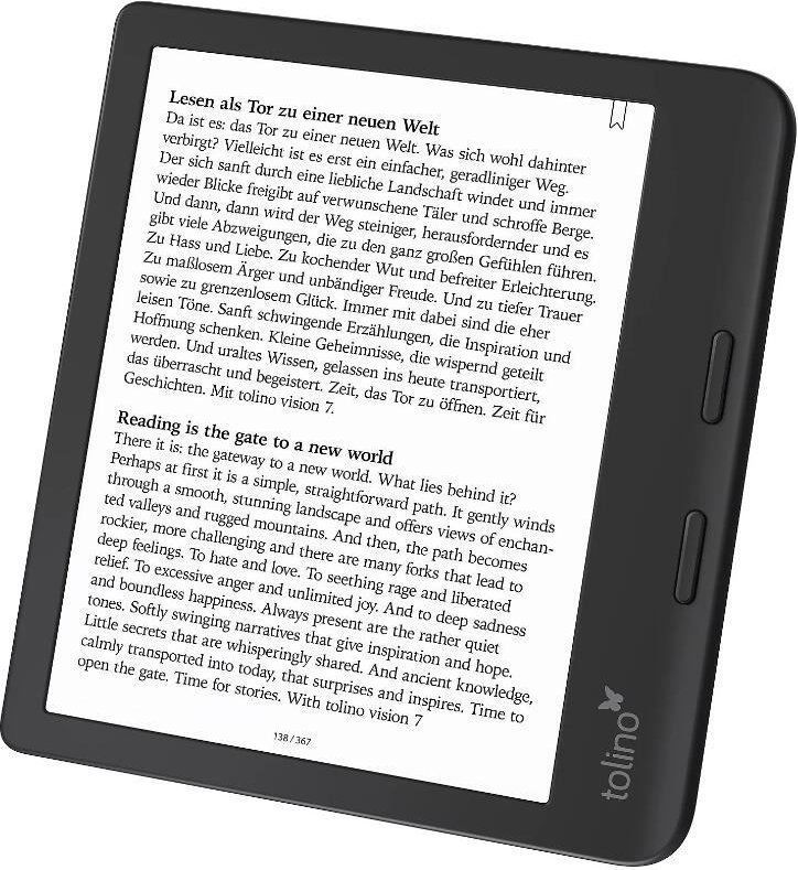 tolino vision color - eBook-Reader, Schwarz