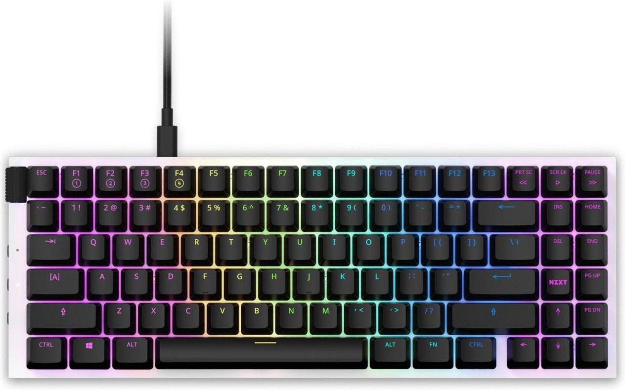 NZXT Function MiniTKL Weiß Tastatur