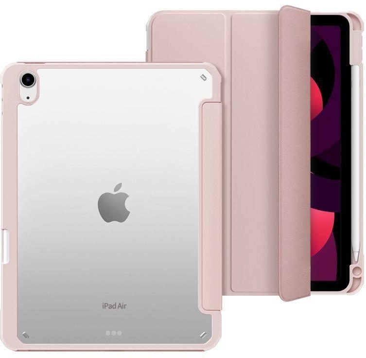 eSTUFF New York Pencil-Case für das iPad 10. Generation, 10.9" - Pink/Clear (Bulk)