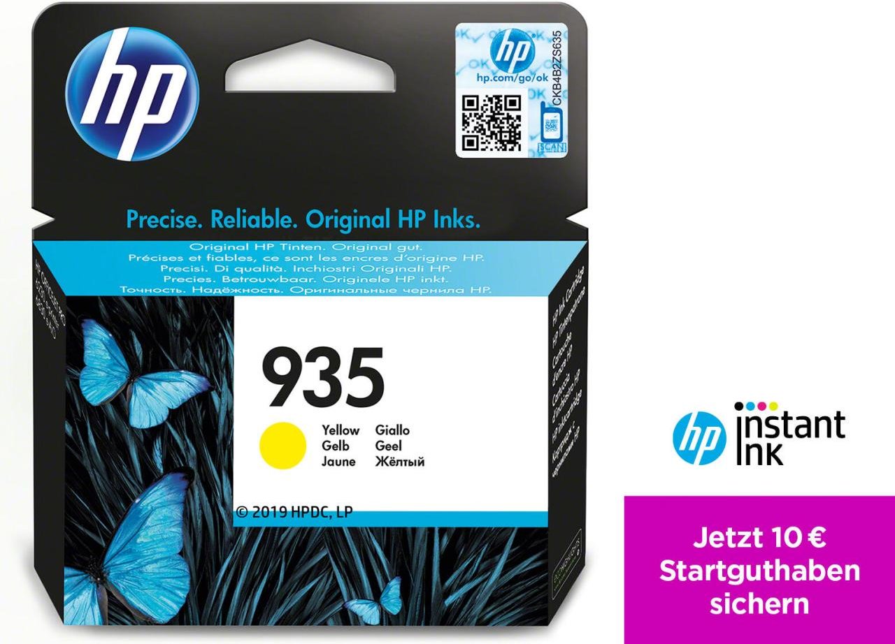 Thumbnail - HP Original 935 Druckerpatrone gelb 400 Seiten 4,5ml (C2P22AE)