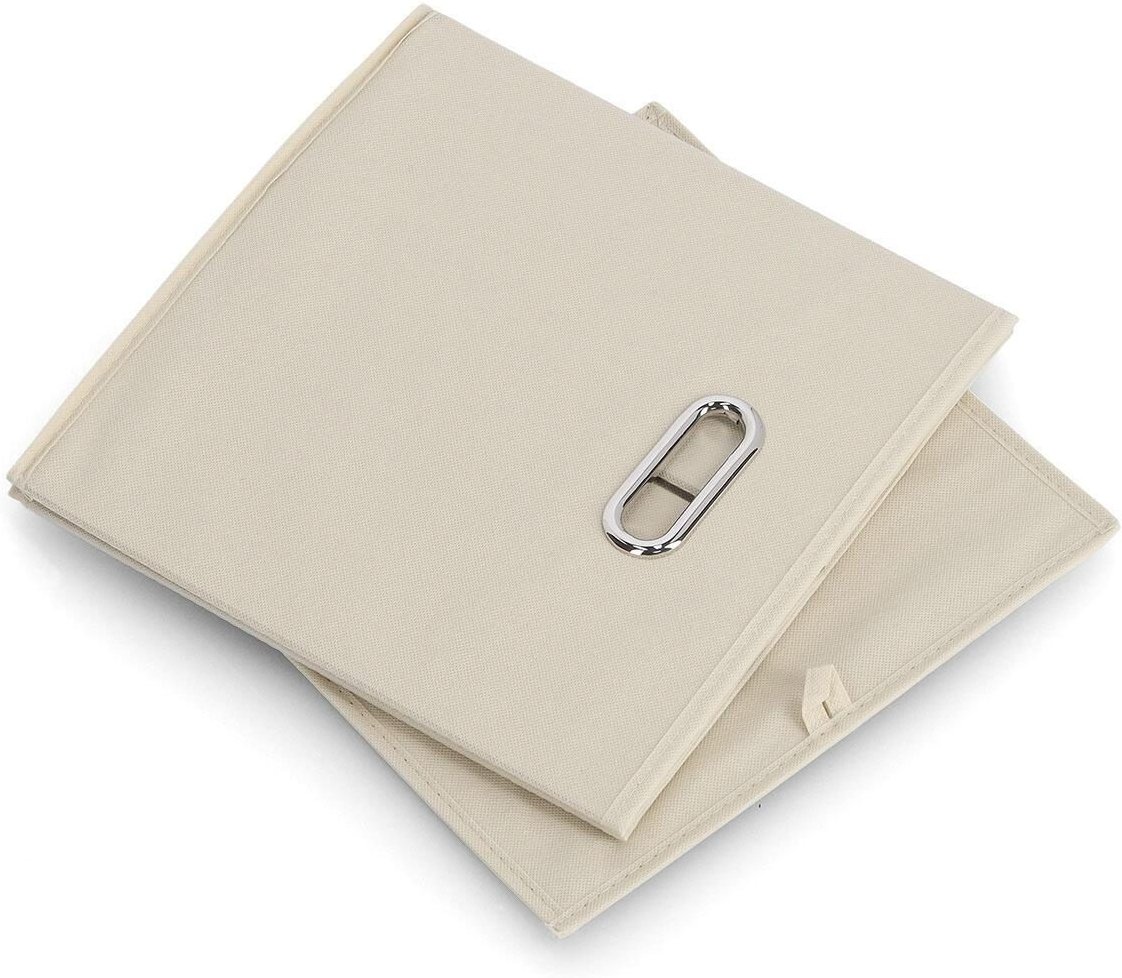 Zeller Aufbewahrungsbox 30,0 l - 32,0 x 32,0 x 32,0 cm beige