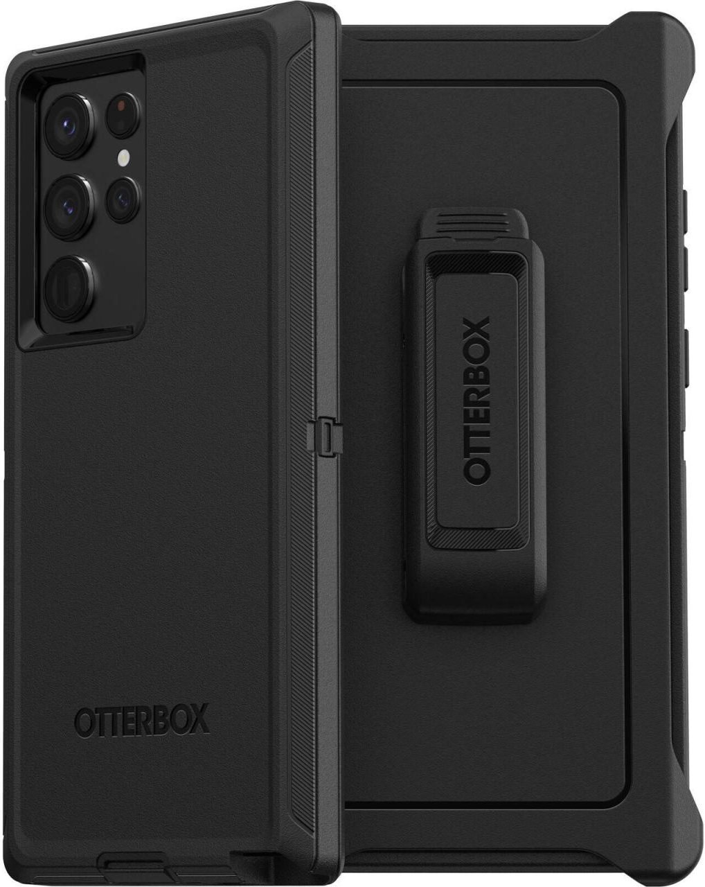 OtterBox Defender Series Schutzhülle für Samsung Galaxy S22 Ultra (Schwarz)