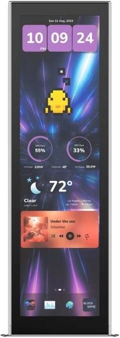 HYTE PC Gehäuse Display Upgrade 14,9 Zoll für Y70 Infinite, Schwarz