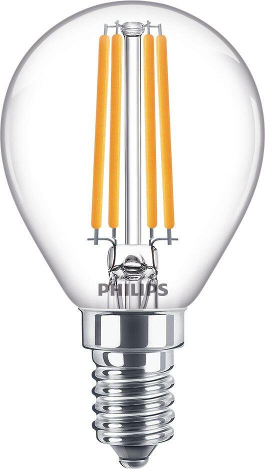 Thumbnail - Philips CorePro - Glühbirne mit LED-Filament - Form: P45 - klar Finish - E14 - 6.5 W - Warmweiß - 2700 K