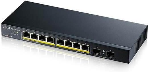 Zyxel GS1100-10HP v2 Switch 10-Port Unmanaged PoE+