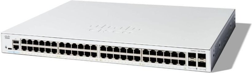 Cisco Catalyst 1300-48T-4G Switch 24x 1GbE + 4x 1GbE SFP L3 managed