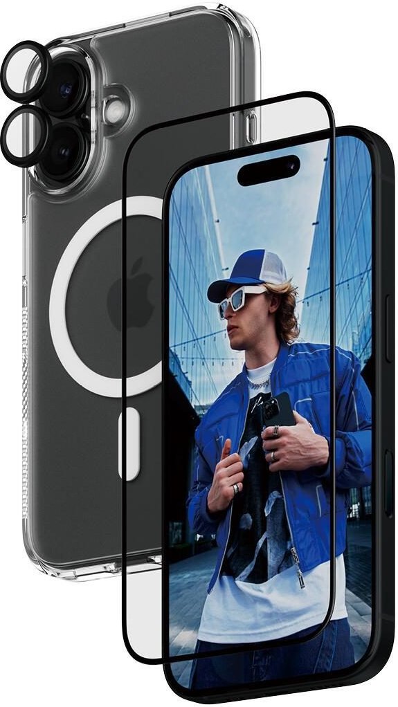 PanzerGlass® 3-in-1 Protection Schutzset für iPhone 16