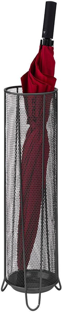 Zeller Schirmständer Meshline anthrazit Stahl