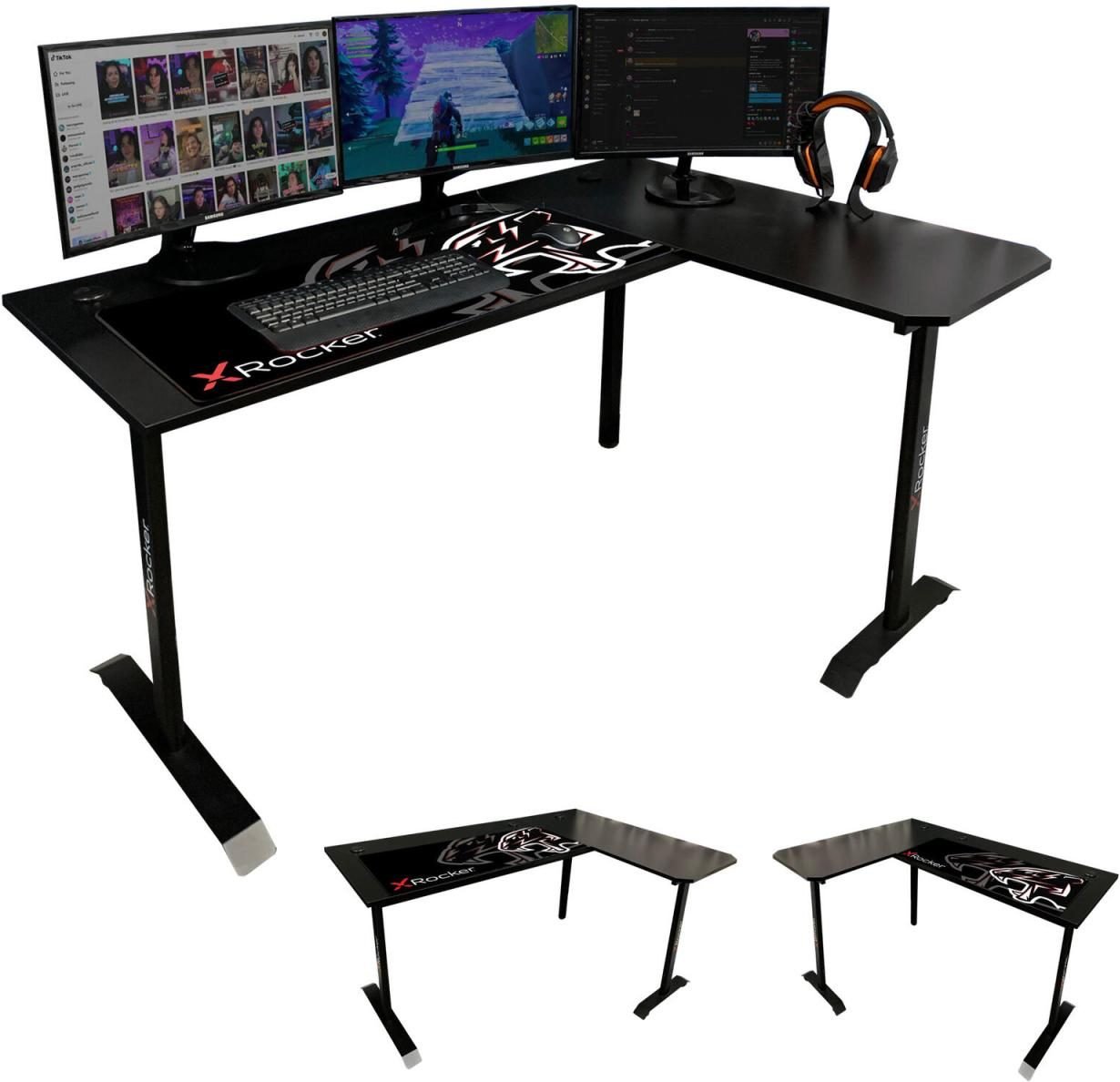 X Rocker Panther XL reversibler Eckschreibtisch