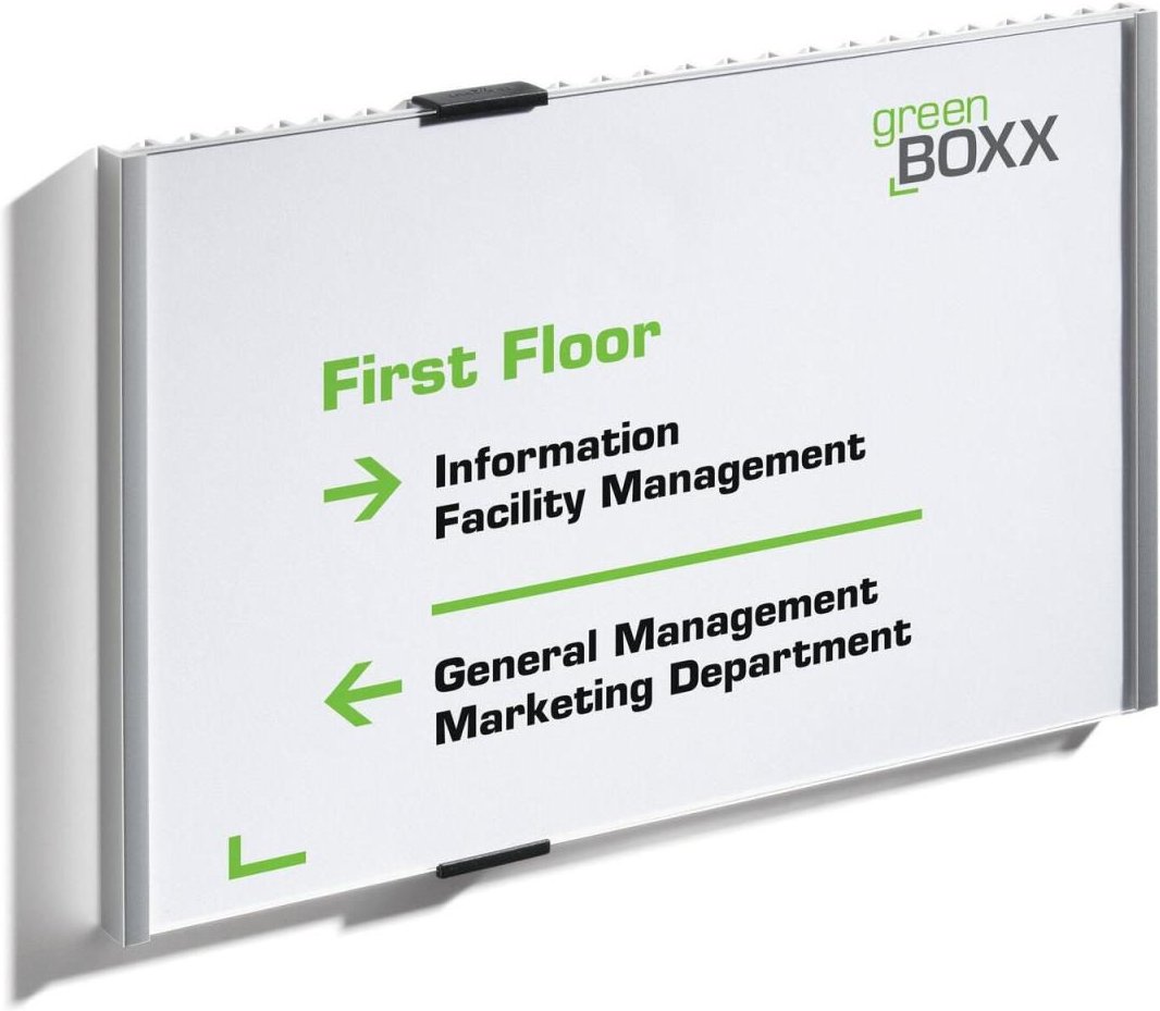 DURABLE Türschild 29,7 x 21,0 cm silber